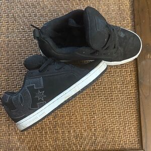 DC Kids Black and White Sneakers